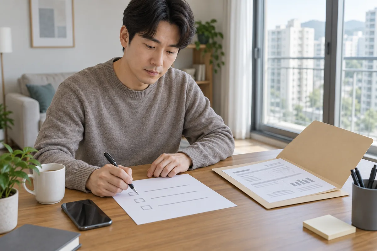 관리사무소에 보낼 난방 정산 자료 요청 목록